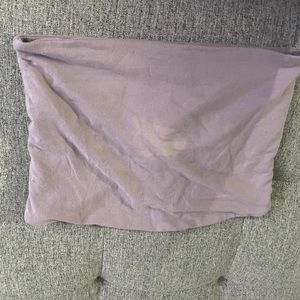 light purple crop top